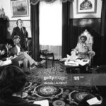 Press conference of Haile Selassie at the Menelik Palace 03/11/1974 . (Photo by Michele LAURENT/Gamma-Rapho via Getty Images)