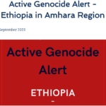 Active Genocide Alert – Ethiopia in Amhara Region