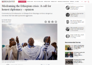 Misframing the Ethiopian crisis: A call for honest diplomacy – opinion