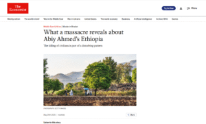 What a massacre reveals about Abiy Ahmed’s Ethiopia